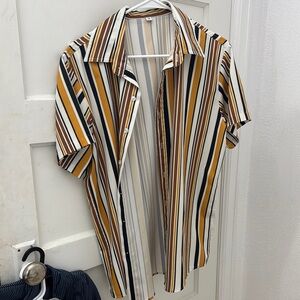 Striped Multicolor Men's Shirt